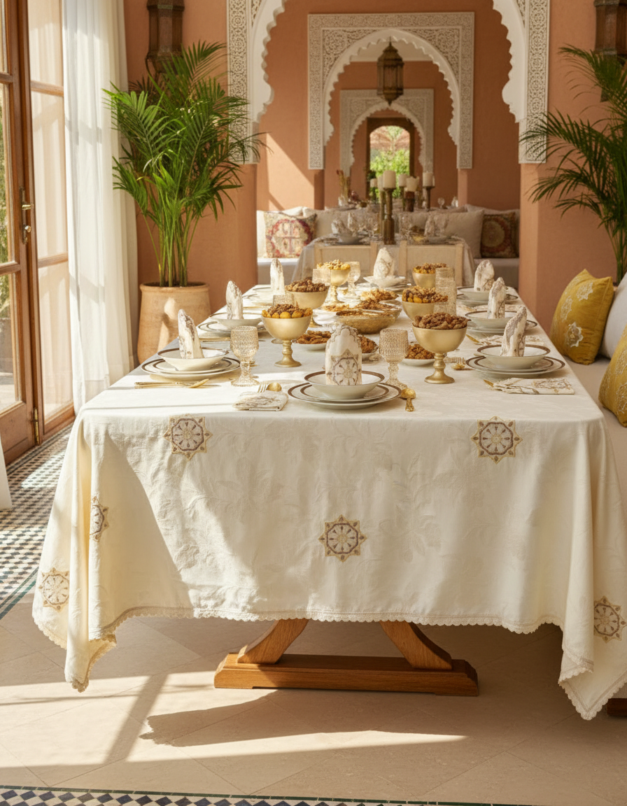 Nappes pour table rectangulaire