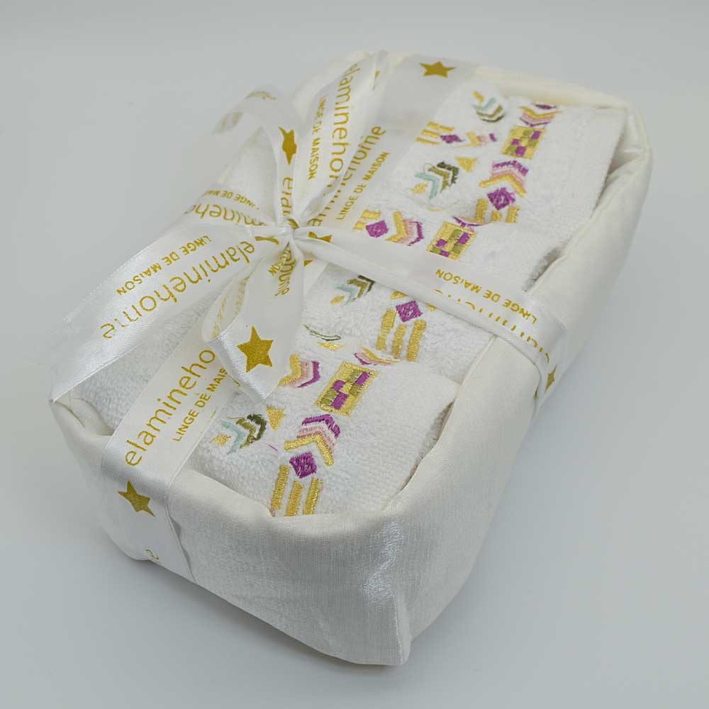 Panier "3 carrés de visage"