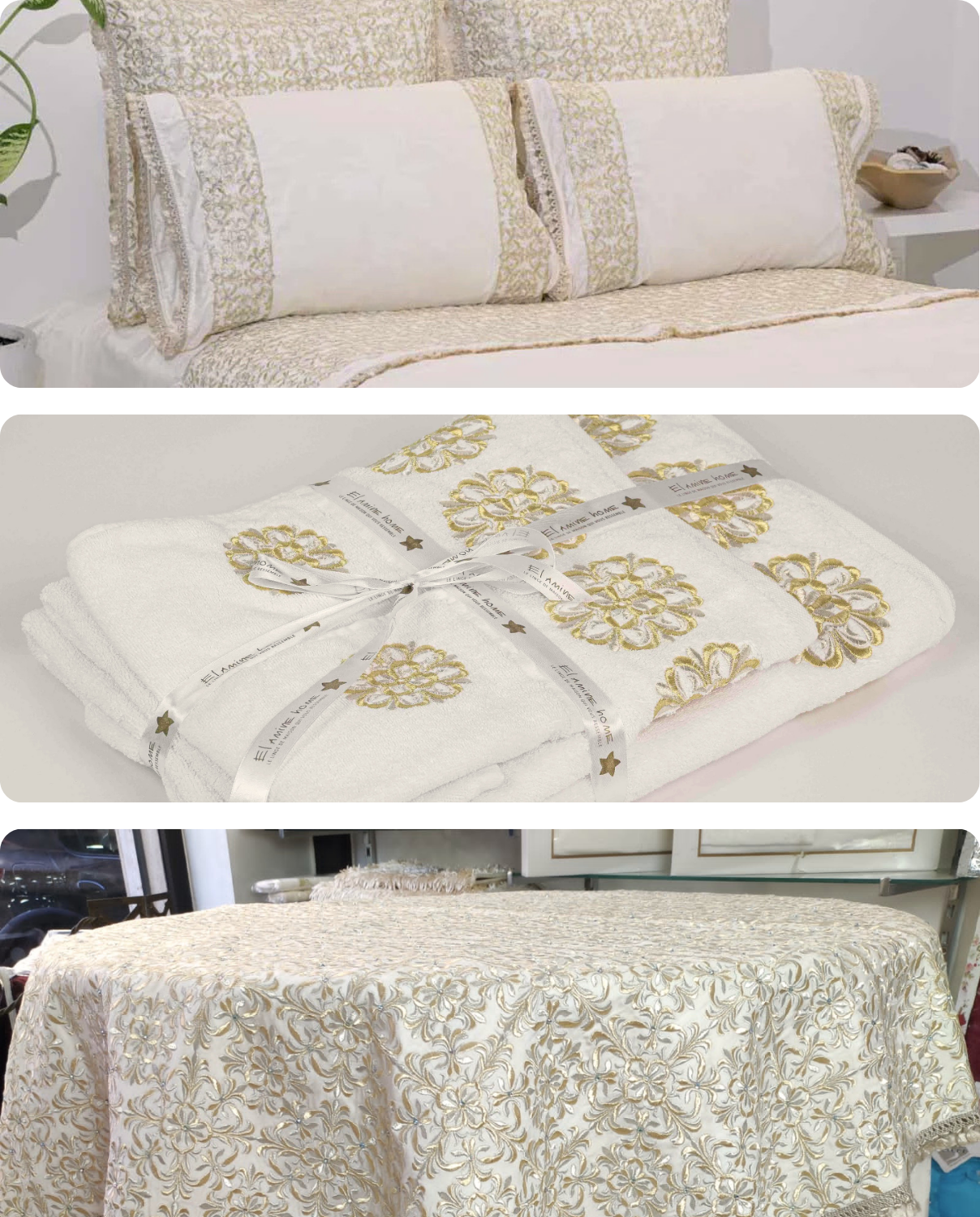 Trousseau de Mariage - Collection Fleur de lys