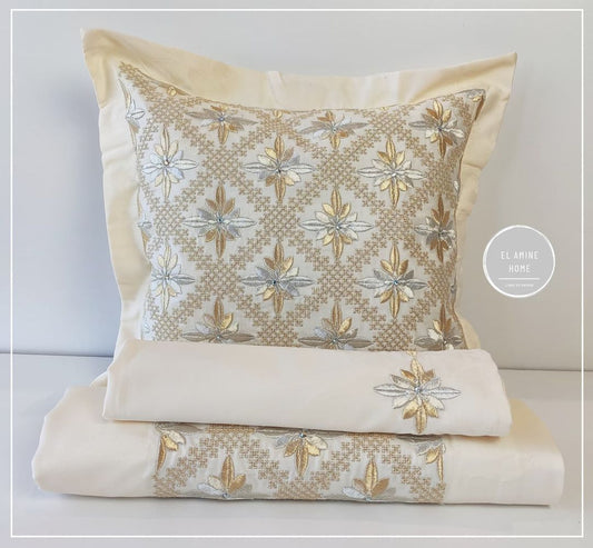 Parure de lit bébé brodée Rbati