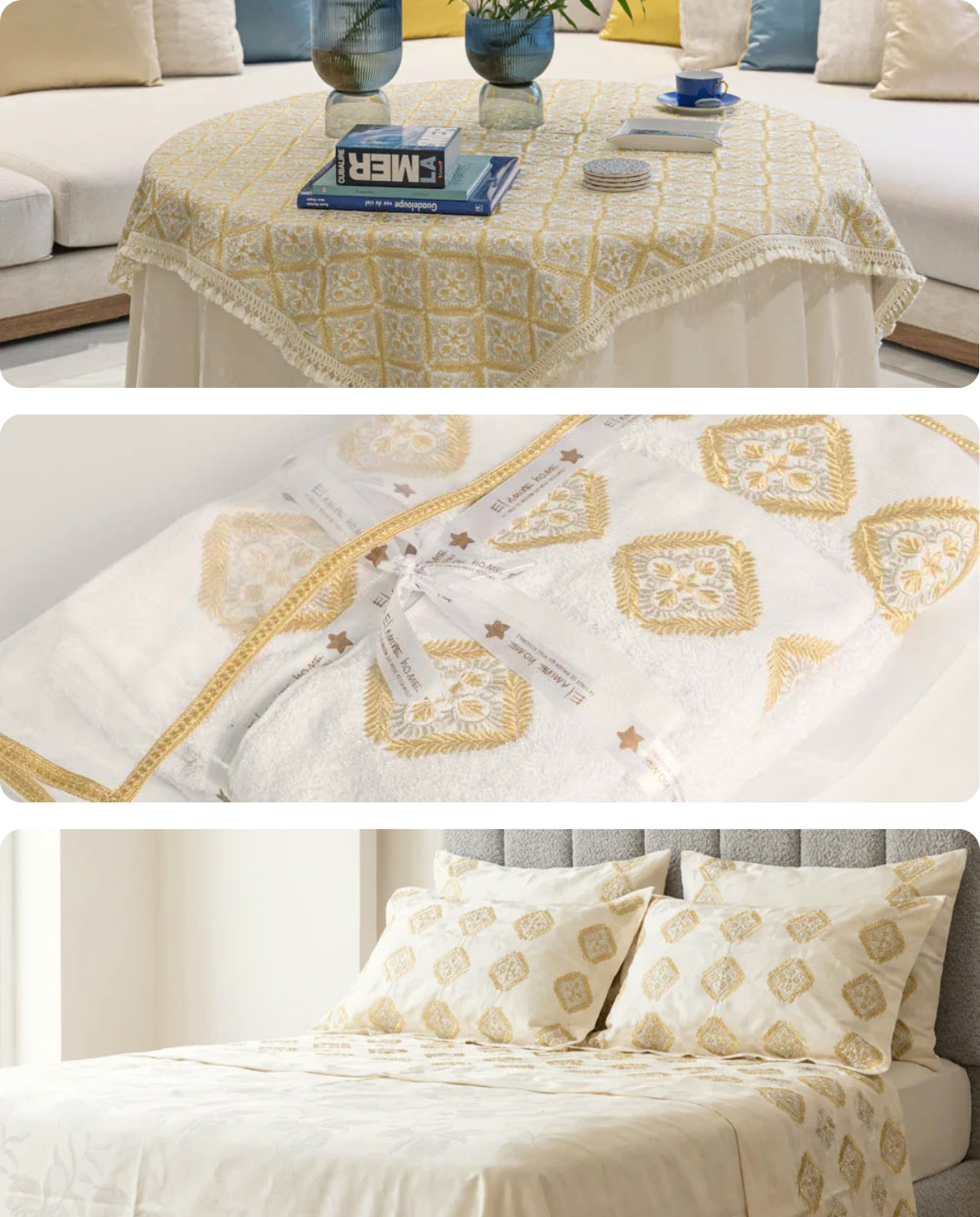 Trousseau de Mariage - Collection Feuilles de Laurier
