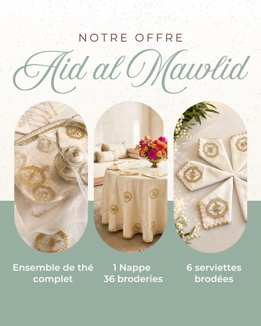 Les offres Aid Al Mawlid - Collection Ghourza Rbati revisitée