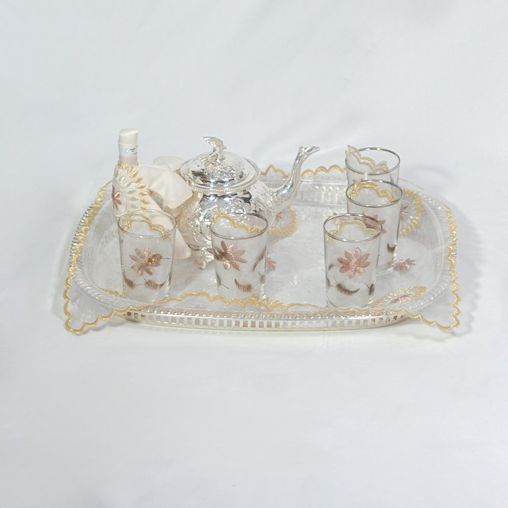 Fond de plateau en organza