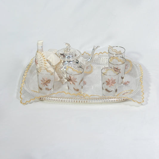 Fond de plateau en organza