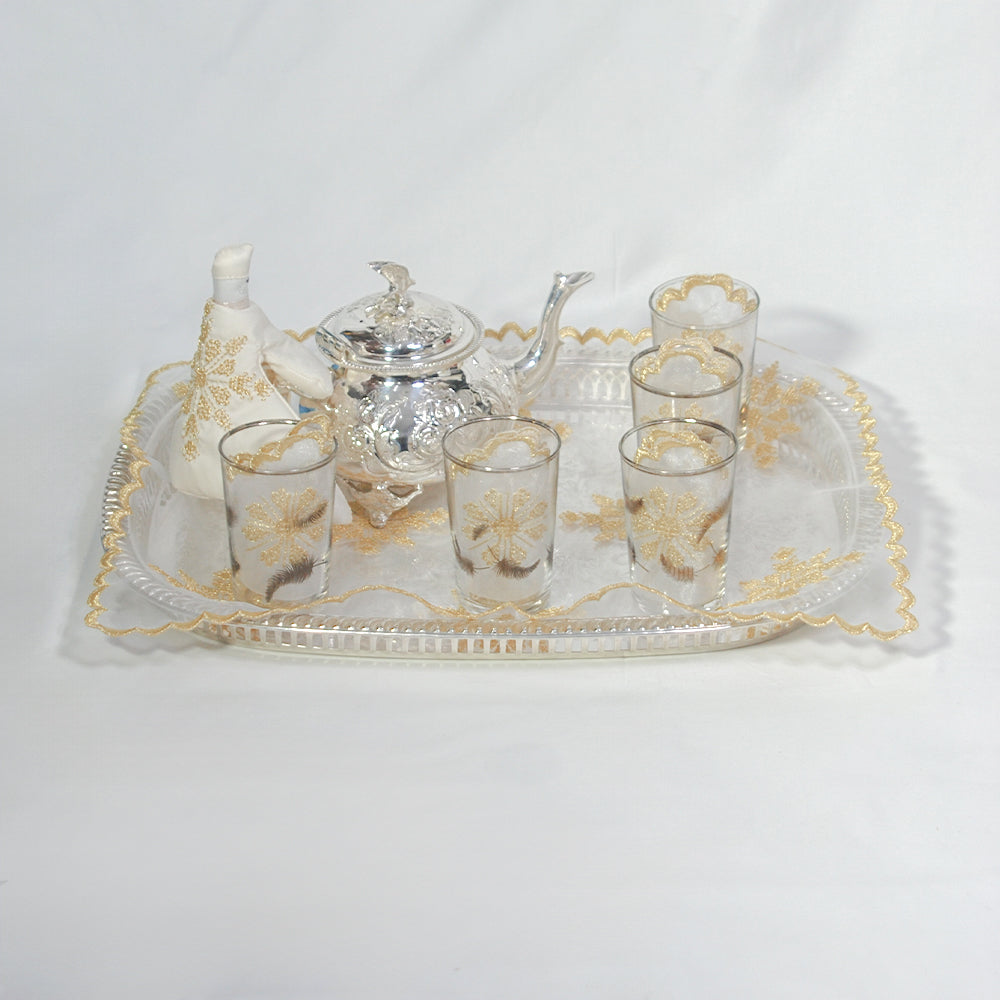 Fond de plateau en organza