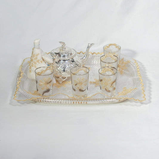 Fond de plateau en organza