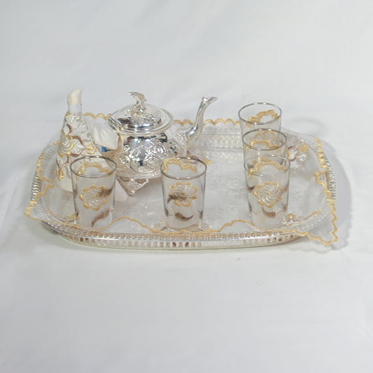 Fond de plateau en organza