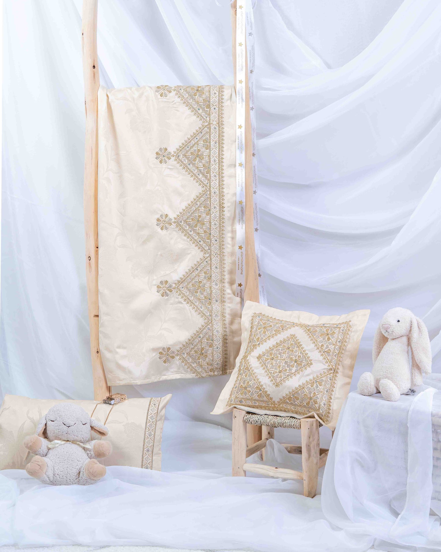 Parure de lit bébé Ghourza Tradition de Fès