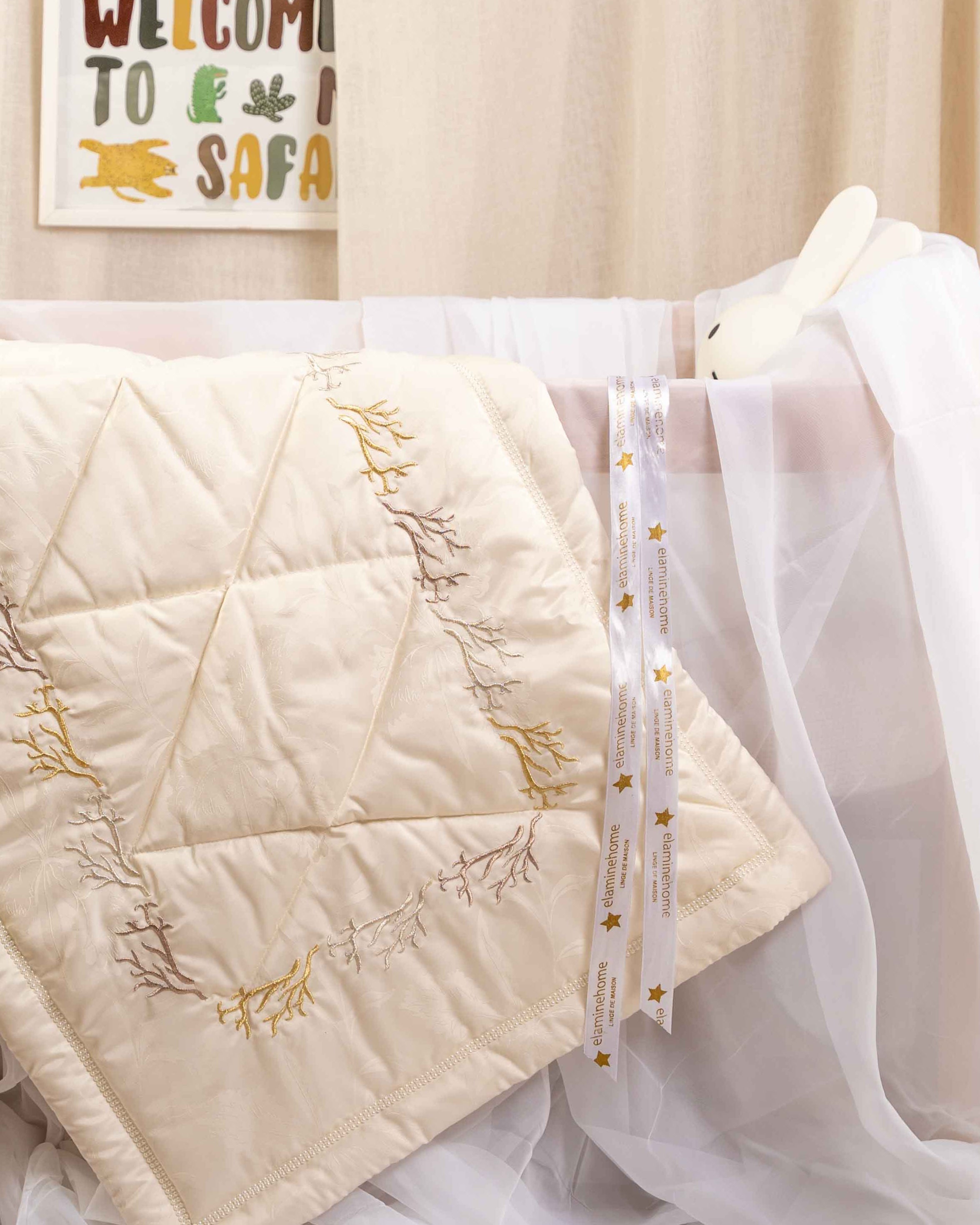 Edredon pour bébé - Collection Yasmina