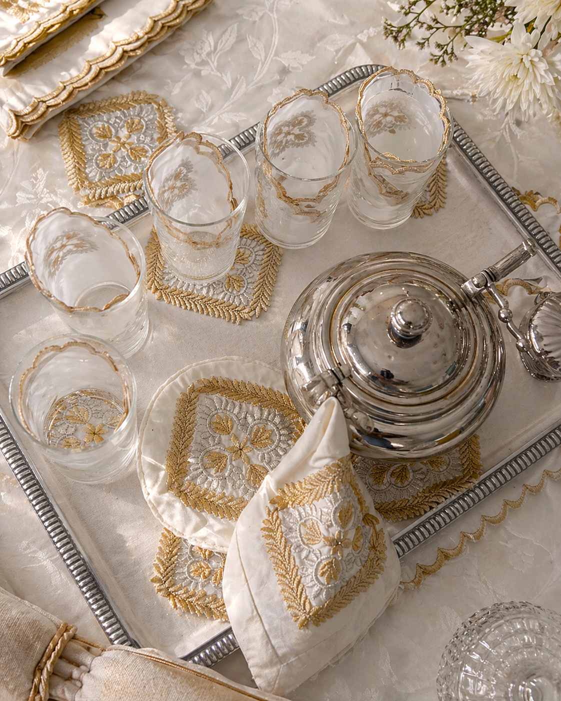 Coffret Salon de la Mariée - Collection Feuilles de Laurier