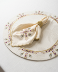 Sets de table rond brodés - Collection Chelhaoui
