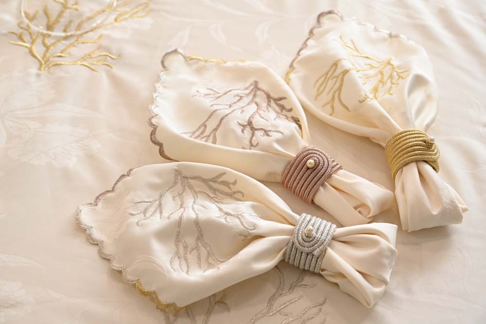 Nappe brodée rectangulaire - Collection Yasmina