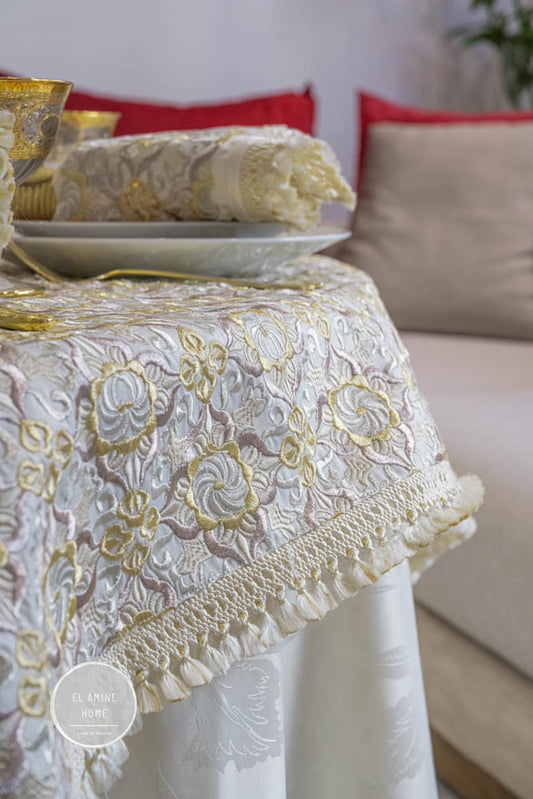 Nappes brodées Rbati