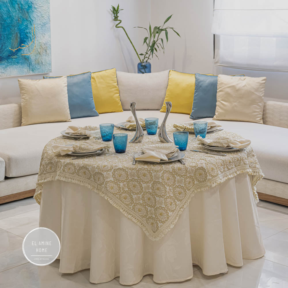 Nappes brodées Rbati