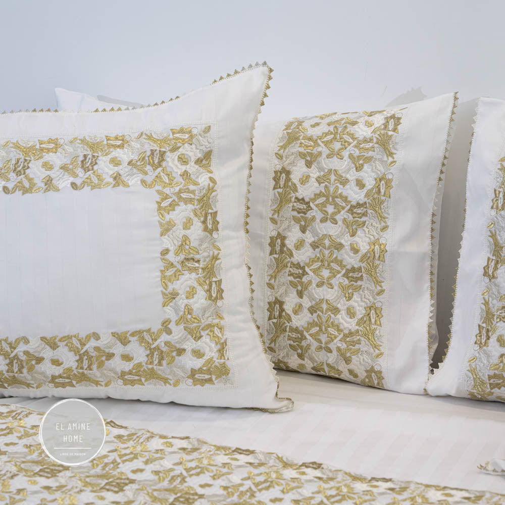 Parure de lit Taajira Tradition de Tétouan