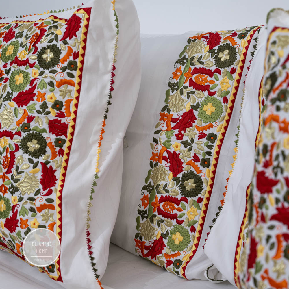 Parure de lit Taajira Tradition de Tétouan