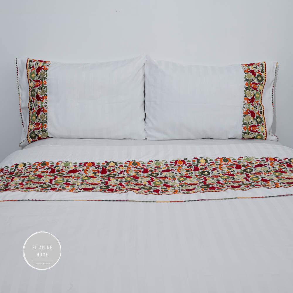 Parure de lit Taajira Tradition de Tétouan