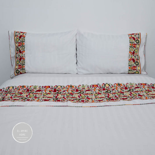 Parure de lit Taajira Tradition de Tétouan