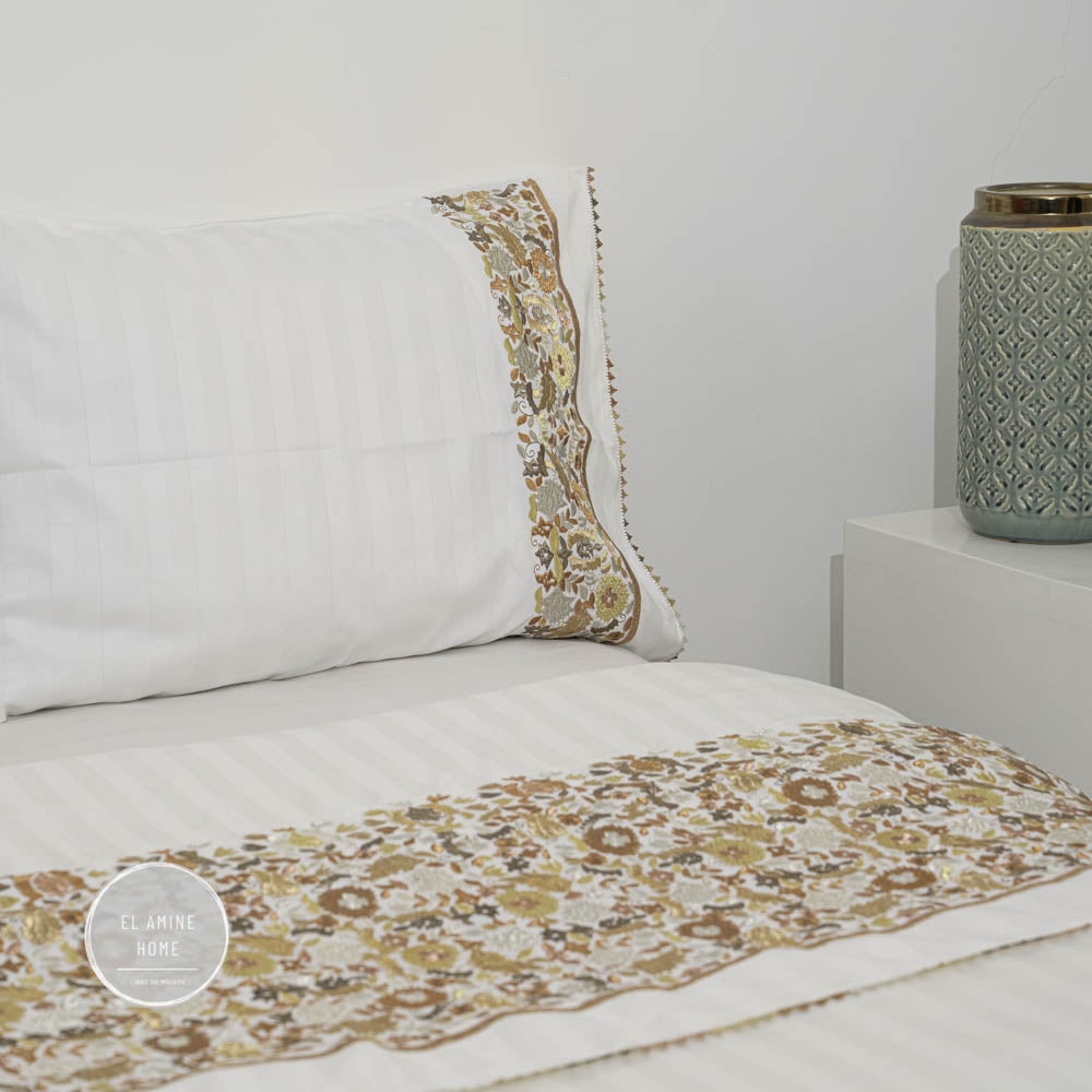 Parure de lit Taajira Tradition de Tétouan