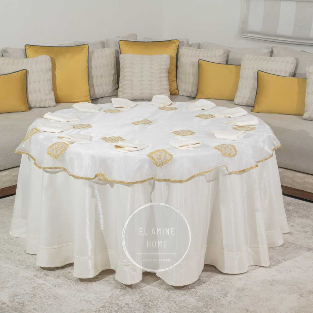 Voile de table - Collection Feuilles de Laurier