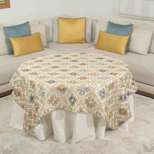 Nappe brodée carrée - Collection Love