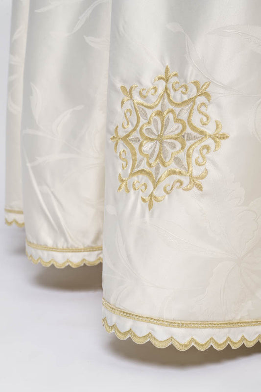 Nappe brodée ronde - Collection Warda