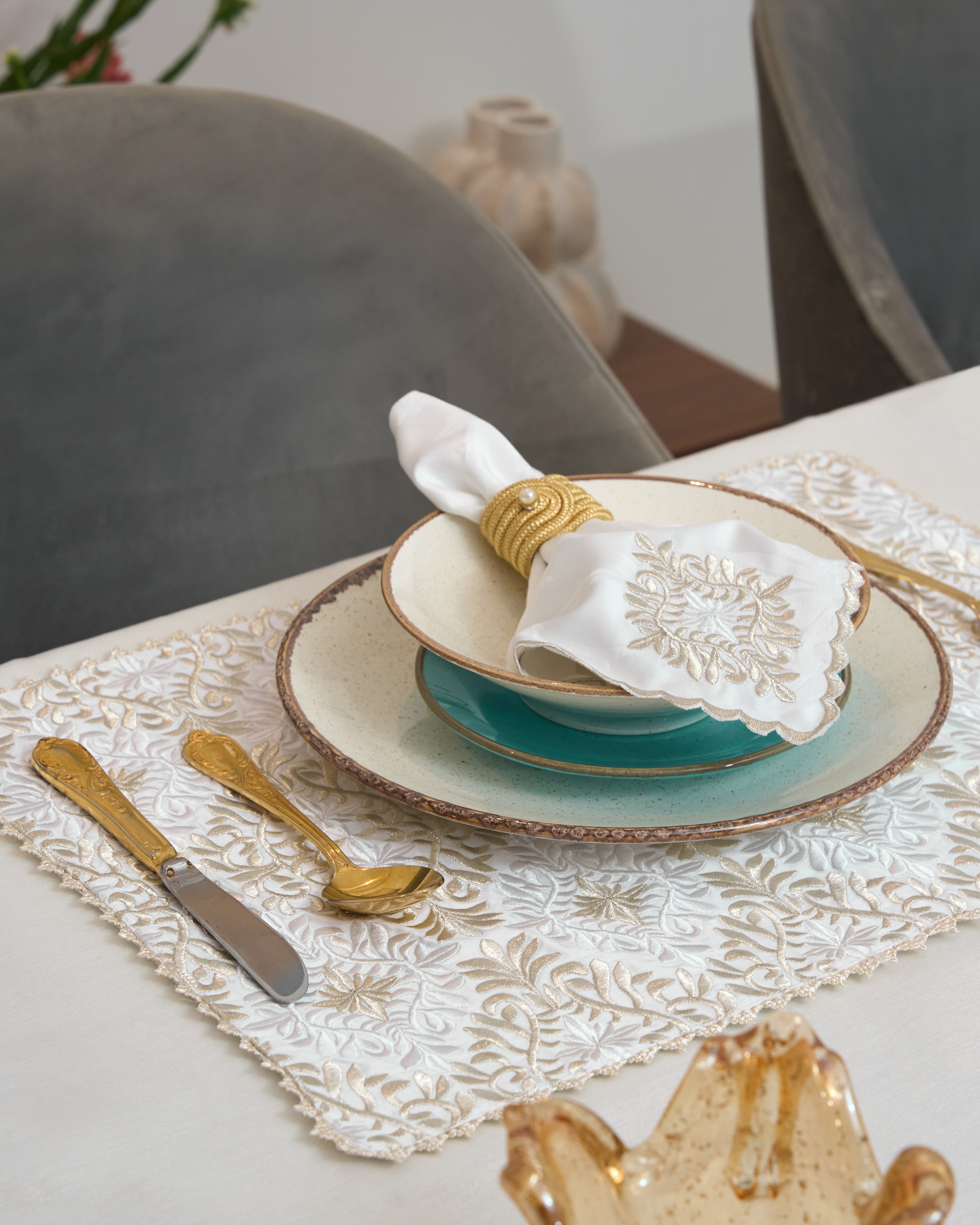 Sets de table brodés - Collection Laâyoune