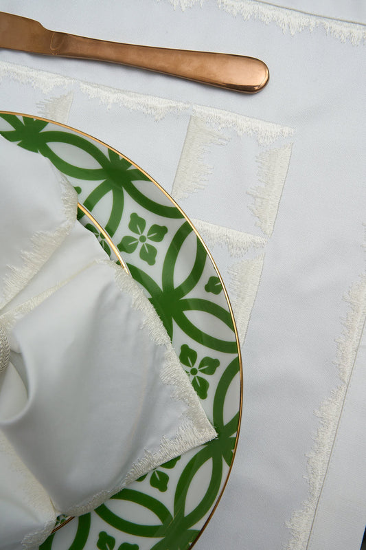 Chemin de table brodé - Collection Prestige