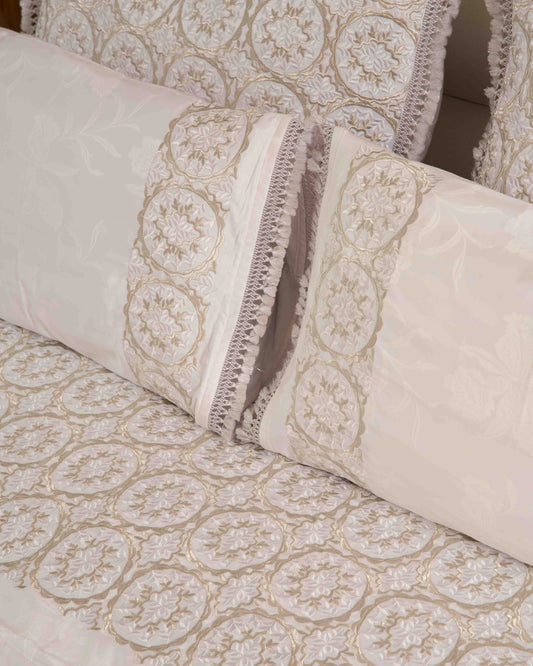 Parure de lit brodée Rbati 'Rziza'