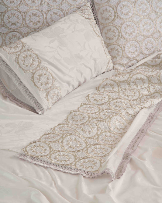 Parure de lit brodée Rbati 'Rziza'