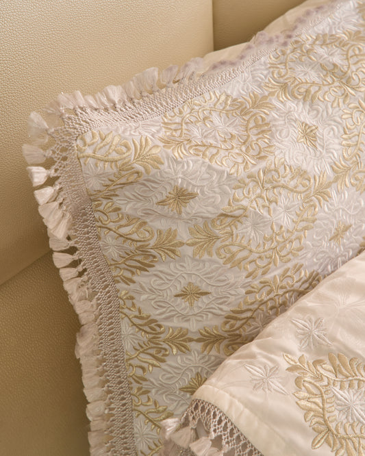 Parure de lit brodée Rbati 'Laâyoune'