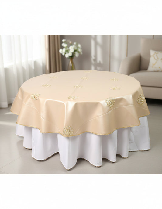Nappe brodée similicuir - Collection Fleur de lys