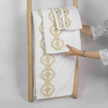 Ensemble de serviettes brodées – Collection Ghourza Rbati
