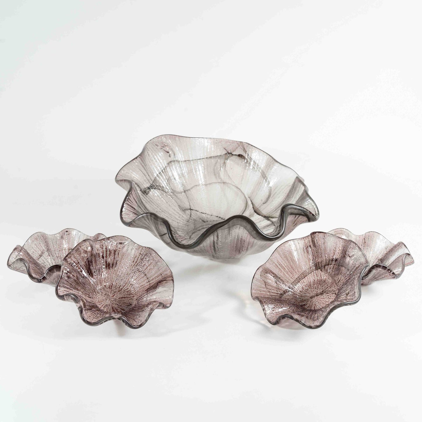 Saladier et 4 Coupelle de Murano