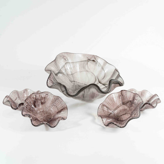 Saladier et 4 Coupelle de Murano