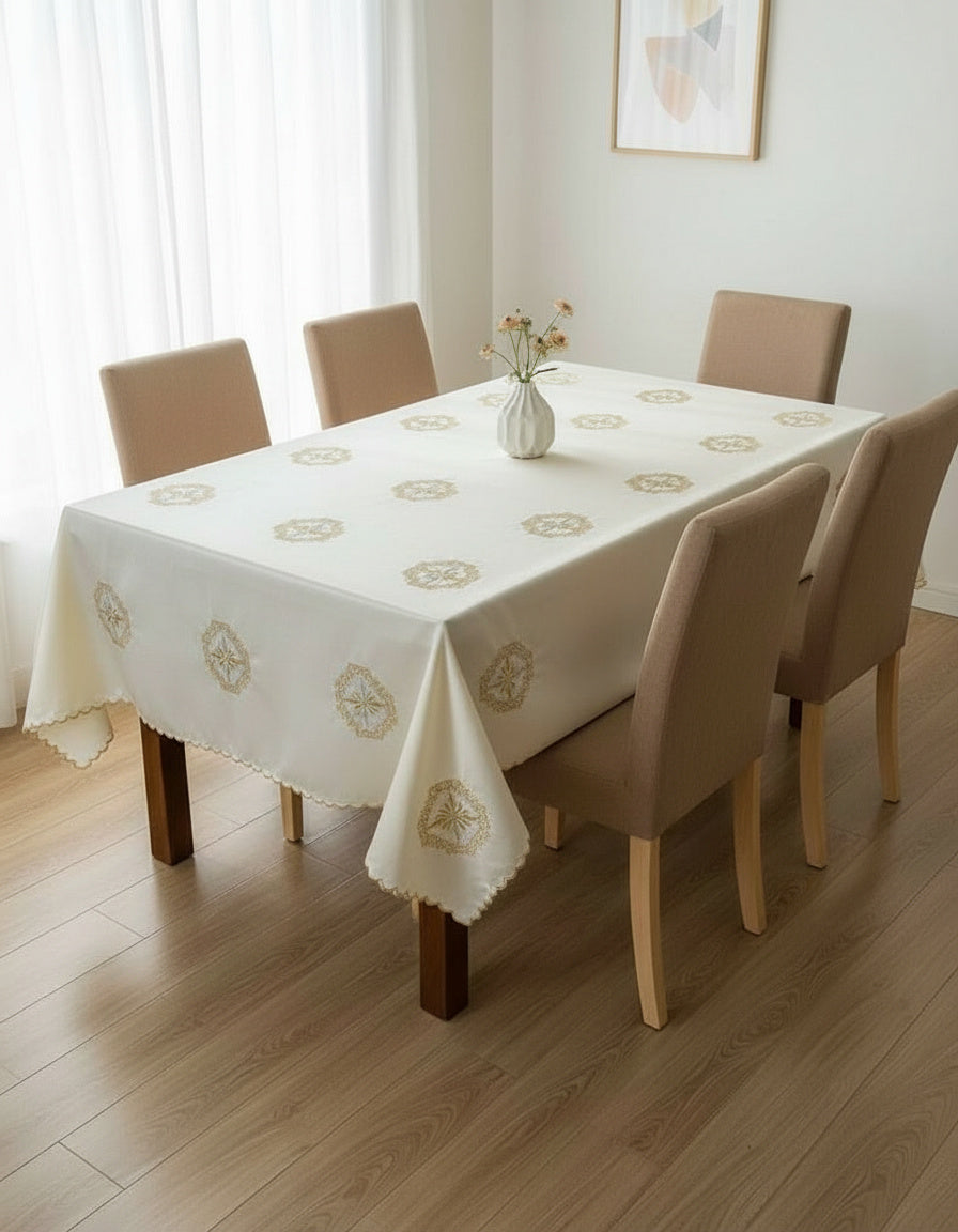 Nappe brodée rectangulaire - Collection Ghourza Rbati revisitée