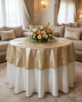 Nappe brodée similicuir - Collection Warda