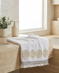 Serviette de bain 50x90cm - Collection Fleur de Lys (Tekrir)