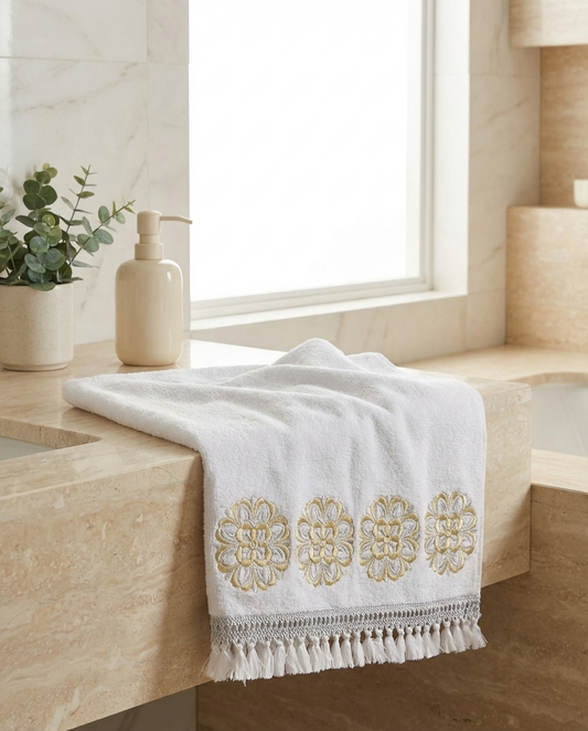 Serviette de bain 50x90cm - Collection Fleur de Lys