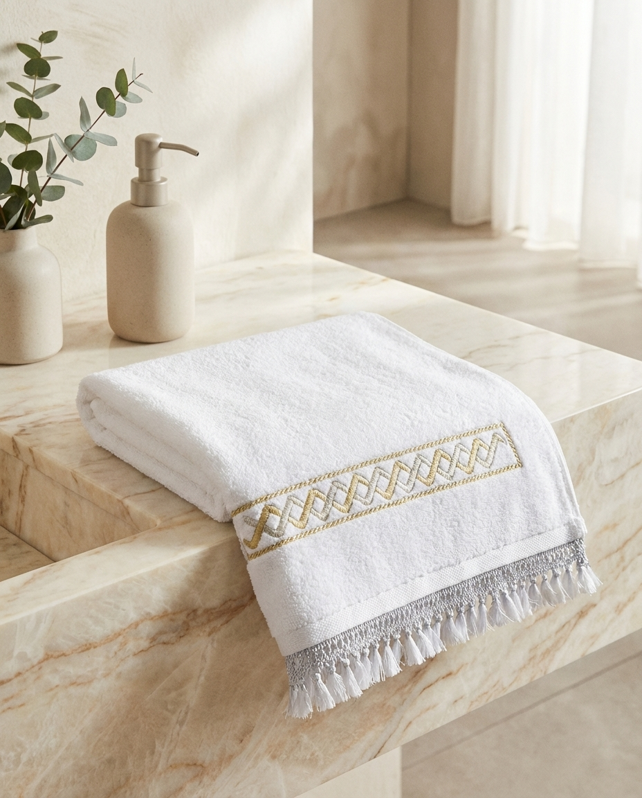 Serviette de bain 50x90cm - Collection Signature (Tekrir)