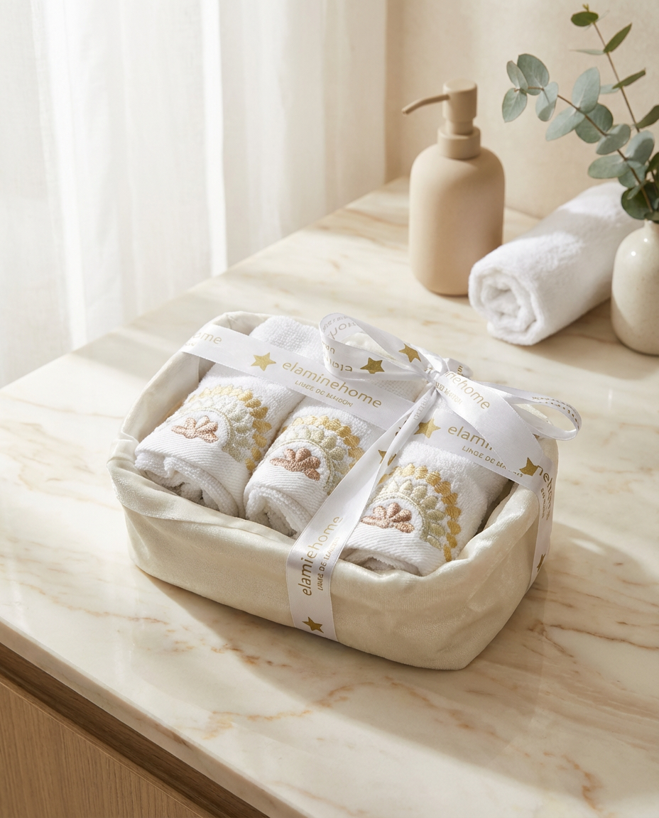 Panier 3 carrés de visage - Collection Soleil 3 couleurs