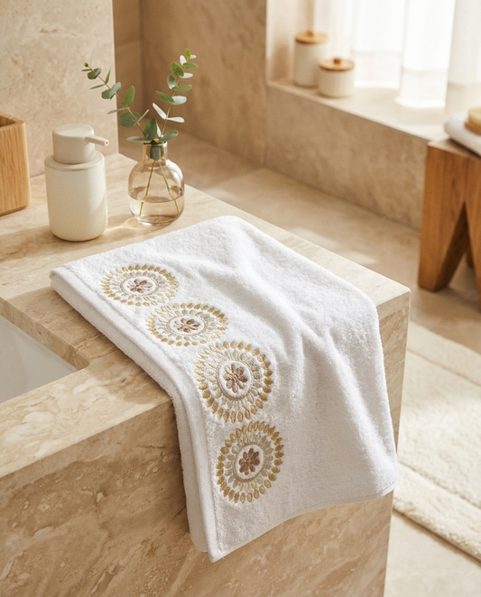 Serviette de bain 50x90cm - Collection Soleil 3 couleurs