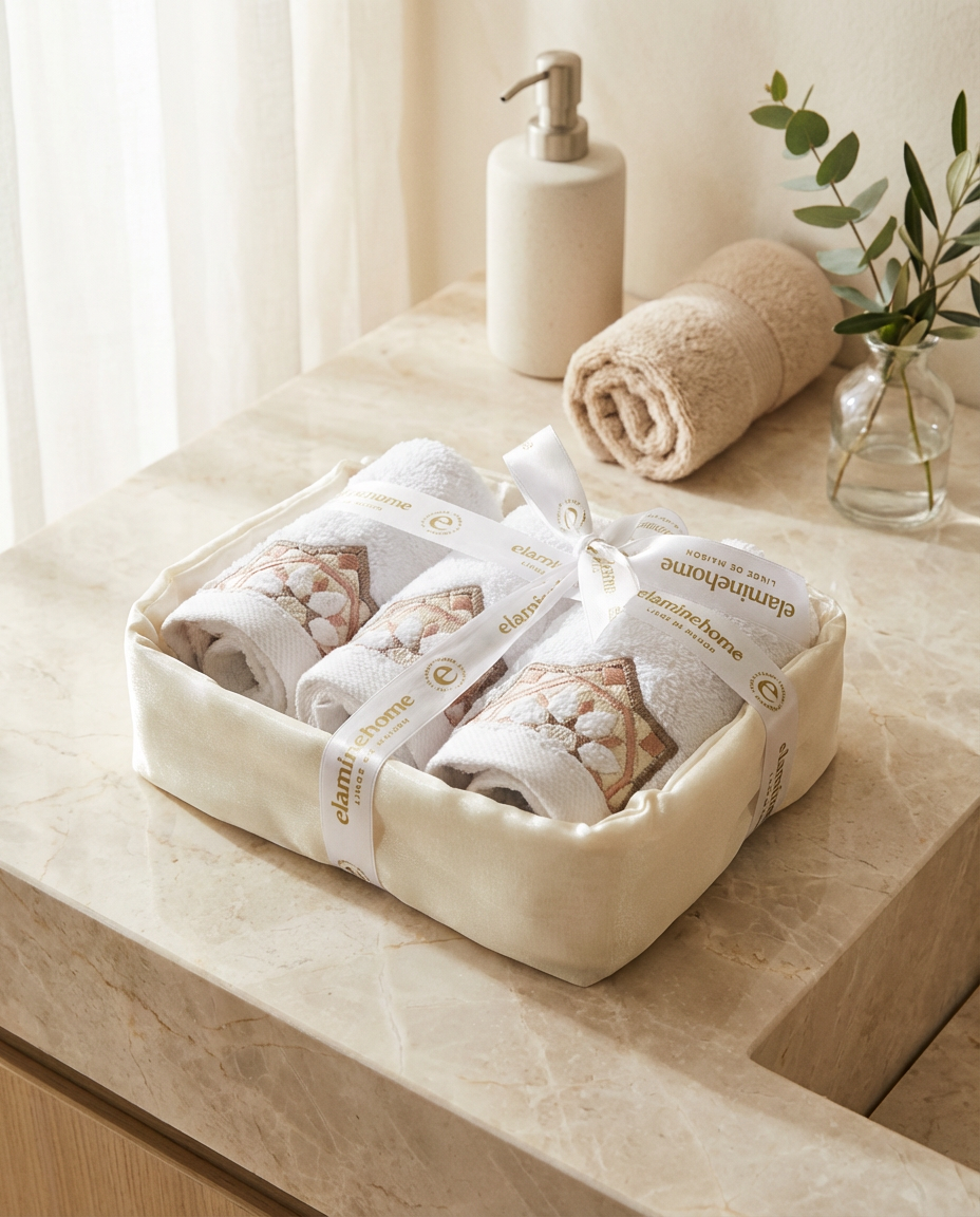 Panier 3 carrés de visage - Collection Zellija Assilya