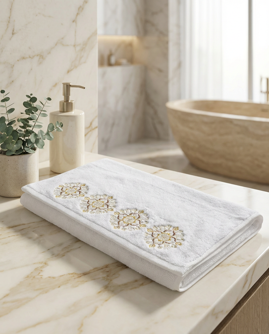 Serviette de bain 50x90cm - Collection Terre Lumineuse