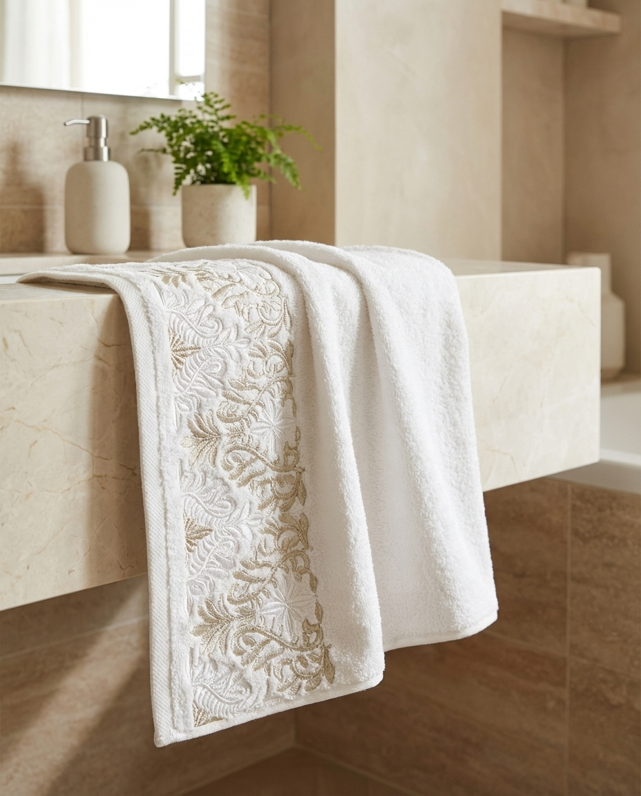 Serviette de bain 50x90cm - Collection Laayoune