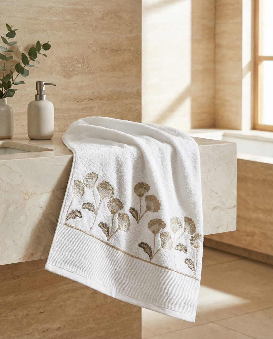Serviette de bain 50x90cm - Collection Dalia