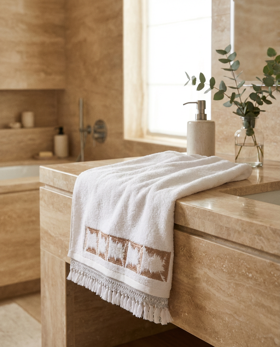 Serviette de bain 50x90cm - Collection Prestige