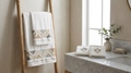 Ensemble de serviettes brodées – Collection Love