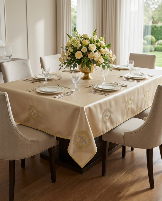 Nappe brodée similicuir - Collection Ghourza Rbati