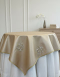 Nappe brodée similicuir - Collection Terre Lumineuse